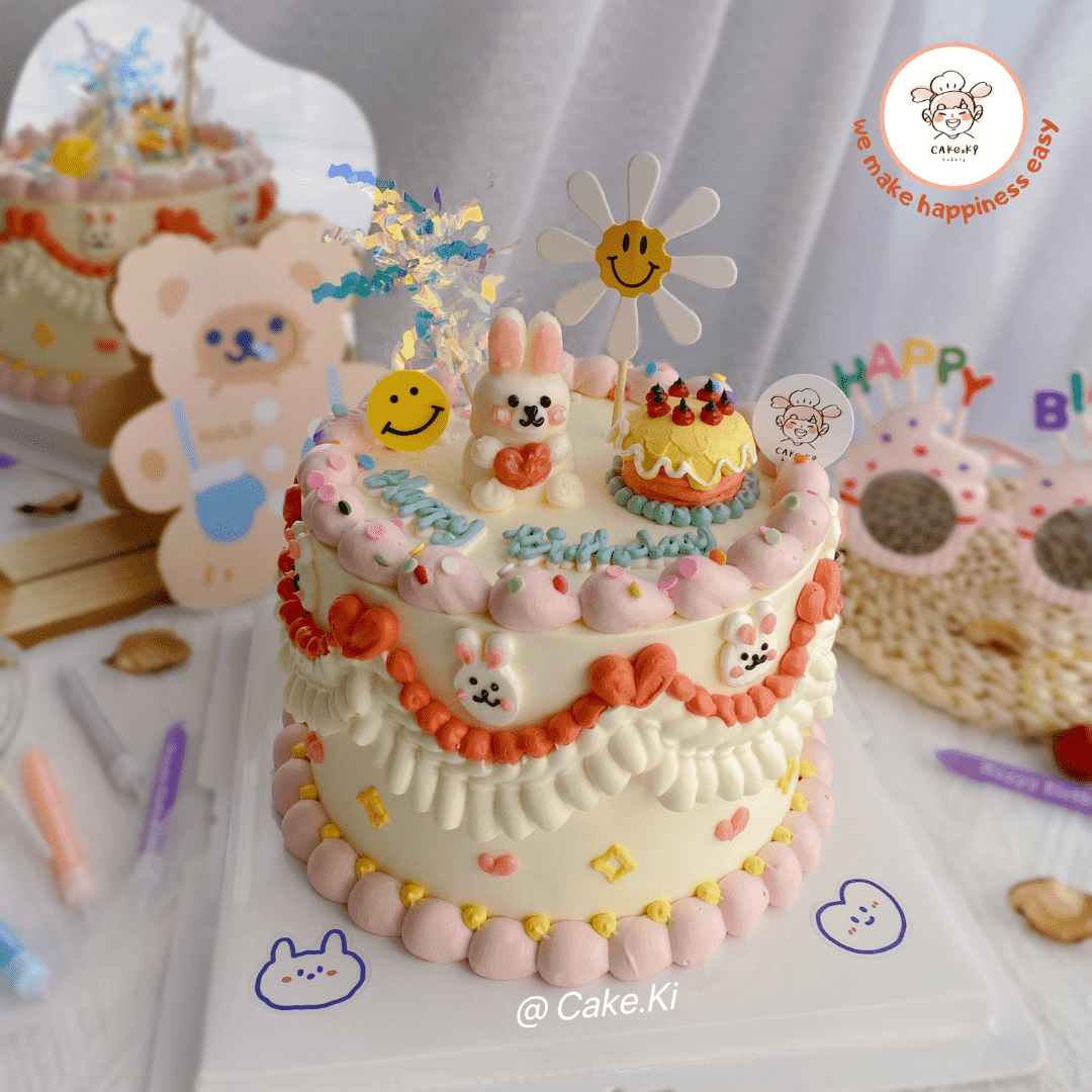 Cake Ki Bakery | (3 Days Pre-Order) Happy Rabbit Design 