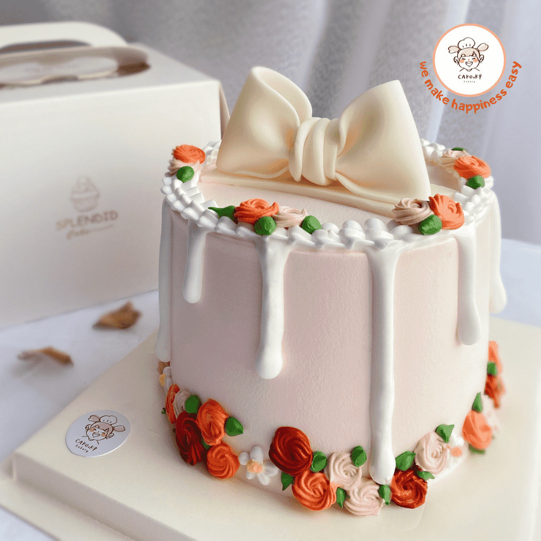 (4 Days Pre-Order) Vinstage & Ribbon Series | Cake Ki Bakery