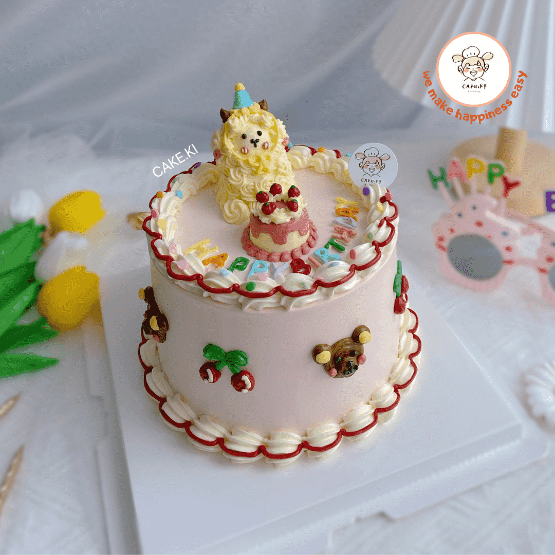 Cake Ki Bakery | (3 Days Pre-Order) Little Sheep Animals Design 