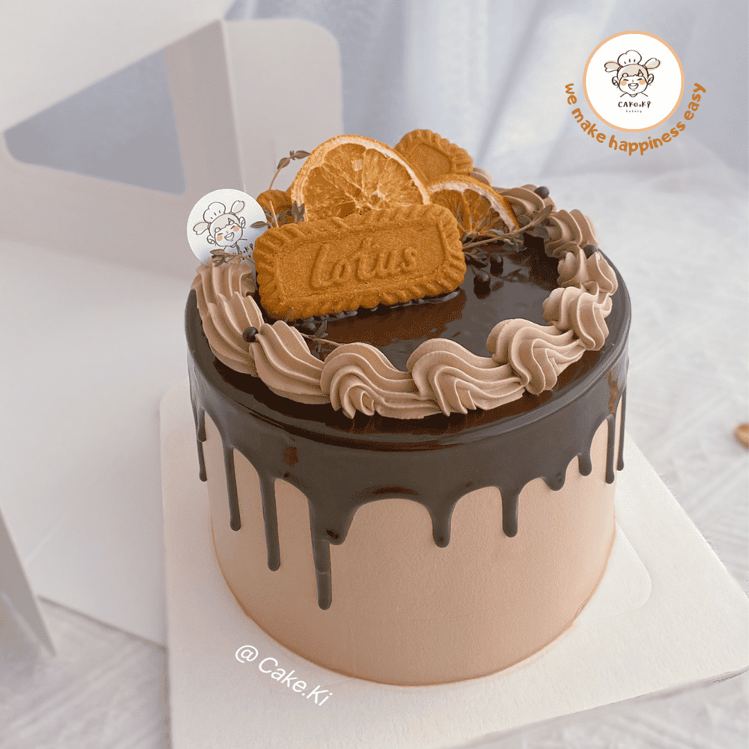 (2 Days Pre-Order) 6'inch Cake.Ki Chocolate Mousse Flavour Cake | Cake Ki Bakery