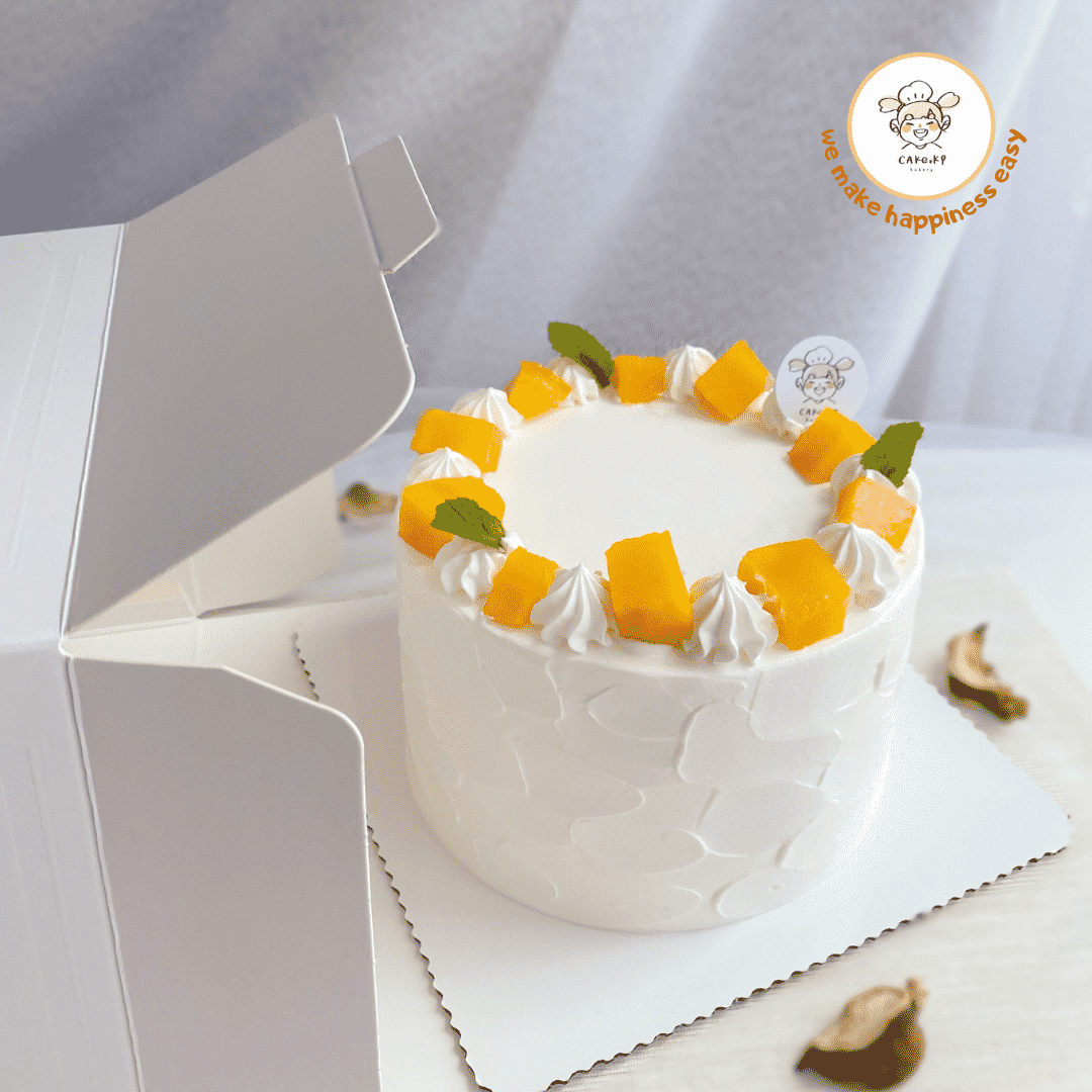 Cake Ki Bakery | (2 Days Pre-Order) 6'inch Pandan Mango Mousse Flavour Cake