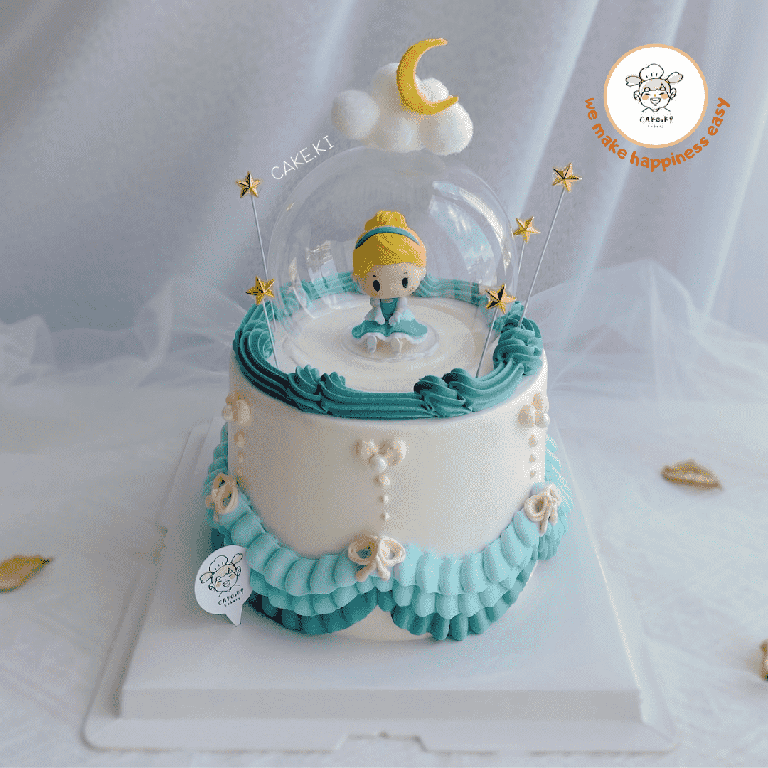 Cake Ki Bakery | (3 Days Pre-Order) Cinderella Princess Series Design B