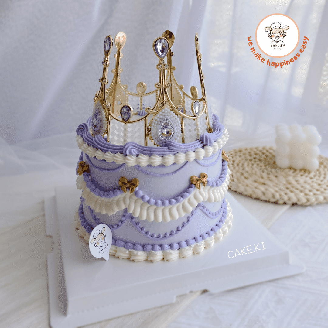 Cake Ki Bakery | (3 Days Pre-Order) Vintage Series with Crown Design C