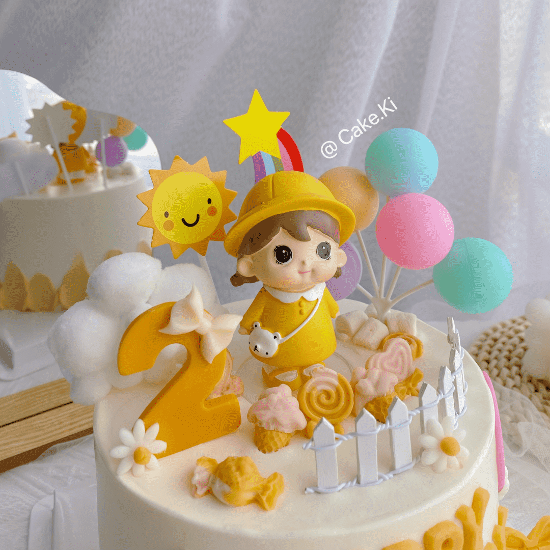 (3 Days Pre-Order) Little Girl Cake Design | Cake Ki Bakery