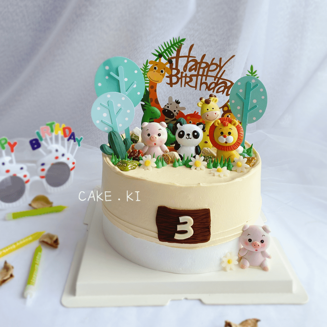Cake Ki Bakery | (3 Days Pre-Order) Animal Party Design B