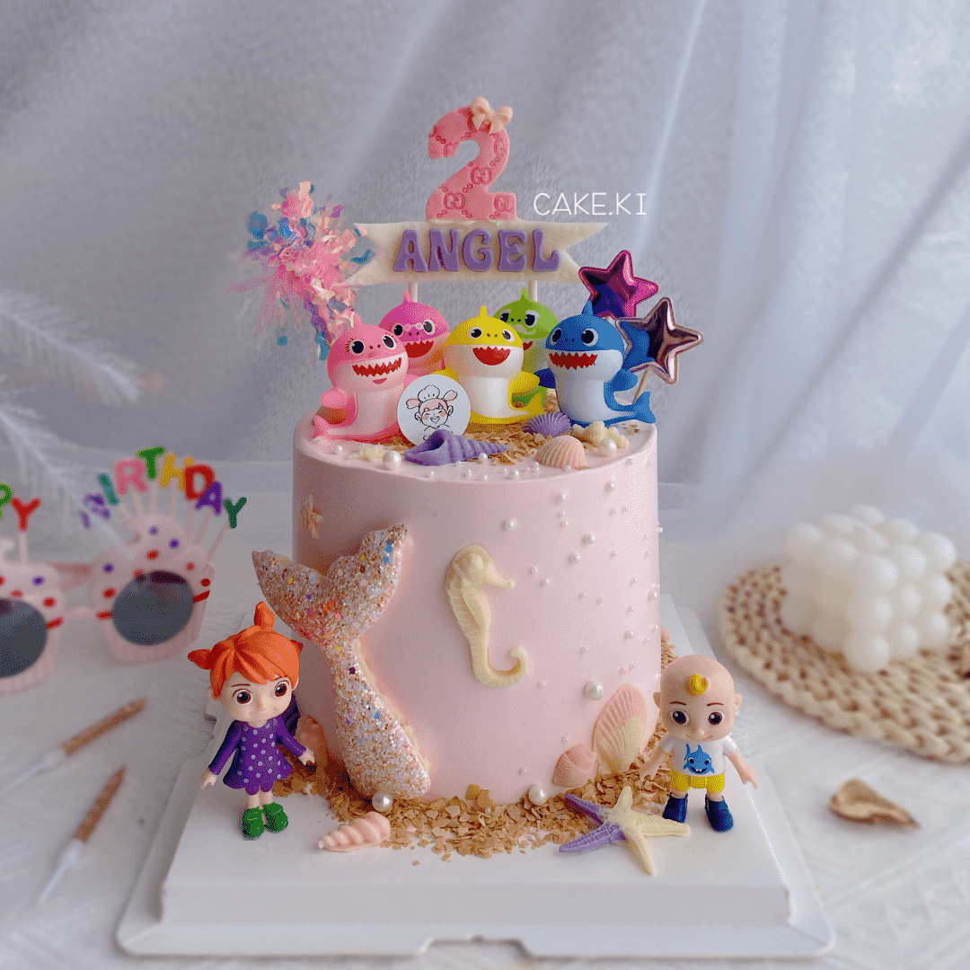Cake Ki Bakery | (3 Days Pre-Order) Cocomelon & Baby Shark Design 