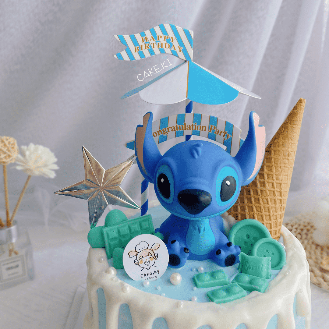 (2 Days Pre-Order)  Stitch Design | Cake Ki Bakery