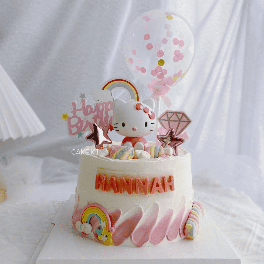 (2 Days Pre-Order) Hello Kitty Design D | Cake Ki Bakery