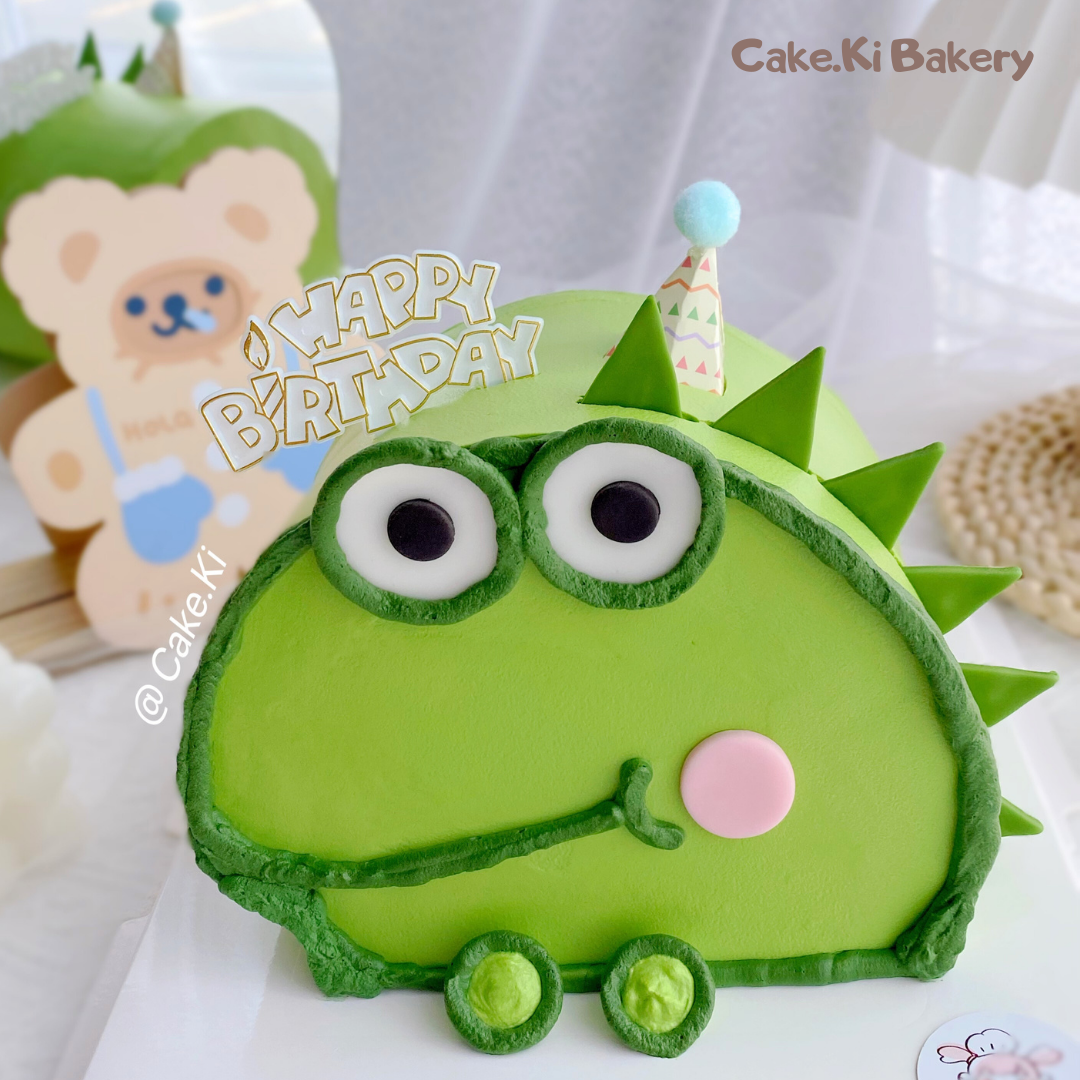(3 Days Pre-Order) 3D Cute Dinosaur Design A | Cake Ki Bakery