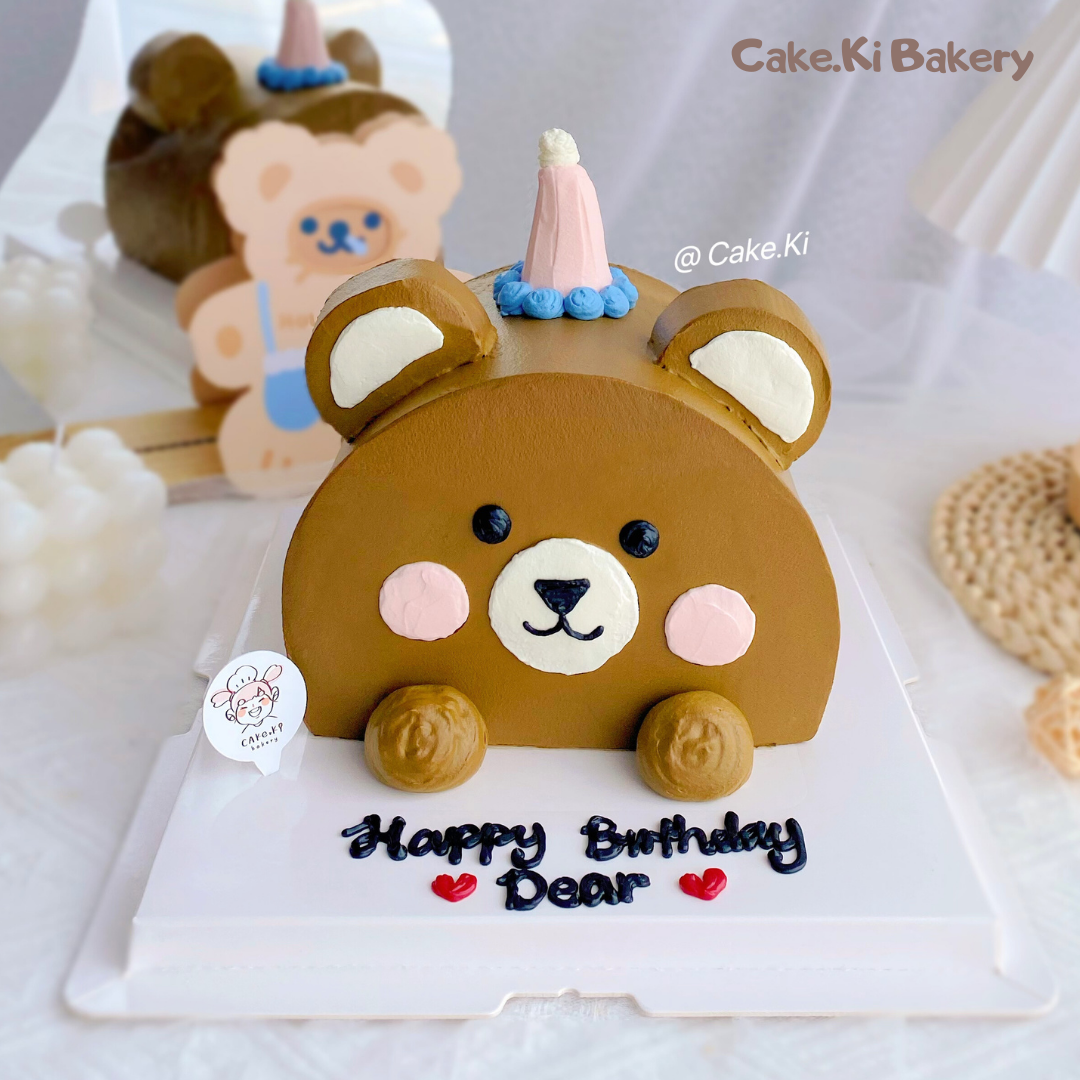 (3 Days Pre-Order) Bear Design A | Cake Ki Bakery