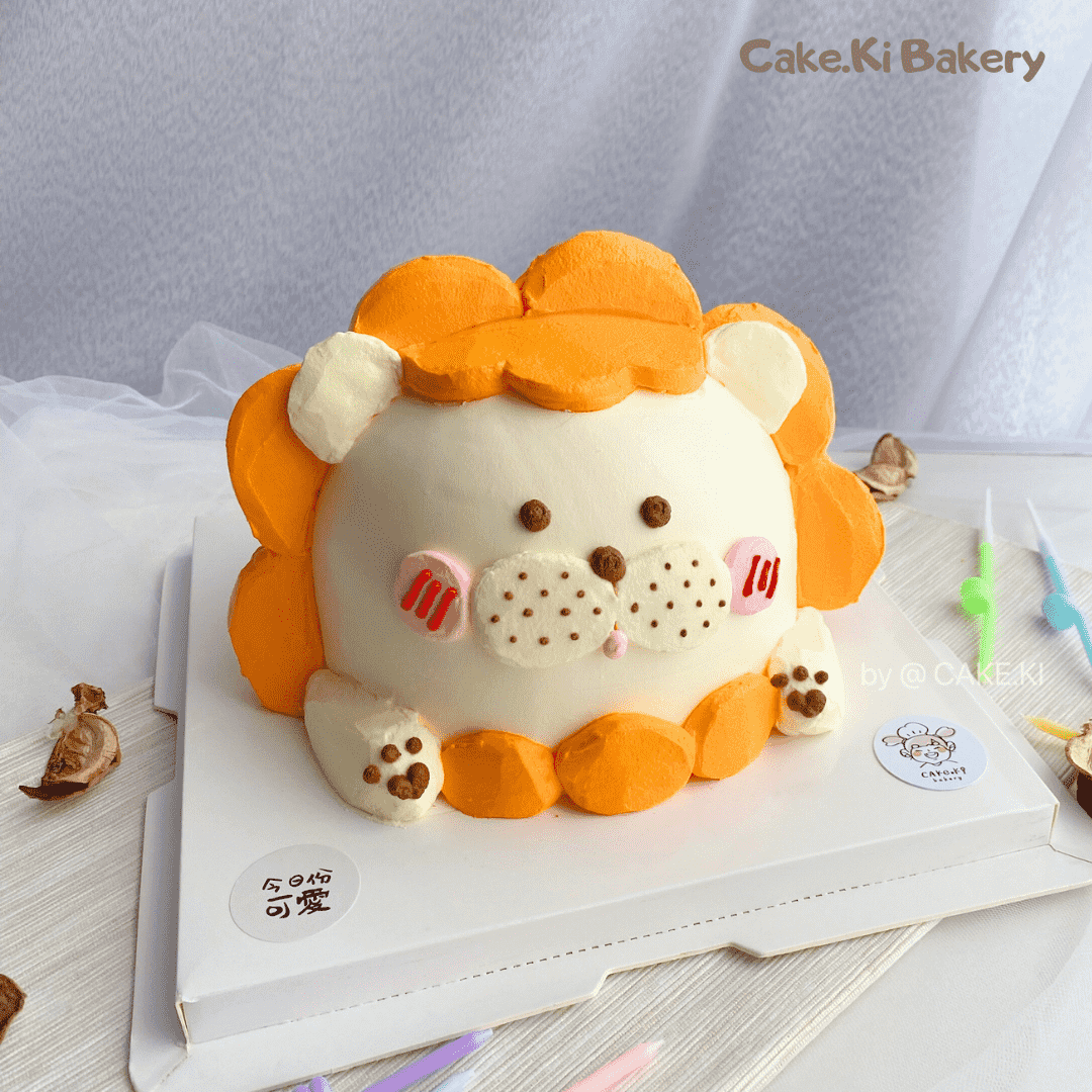 Cake Ki Bakery | (3 Days Pre-Order) 3D Little Lion Design